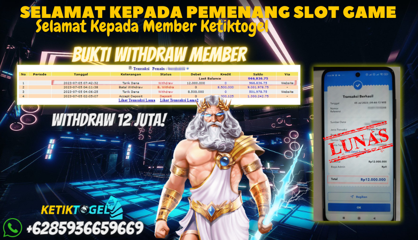 Bukti JP Slot Pragmatic Play Ketiktogel - Spaceman