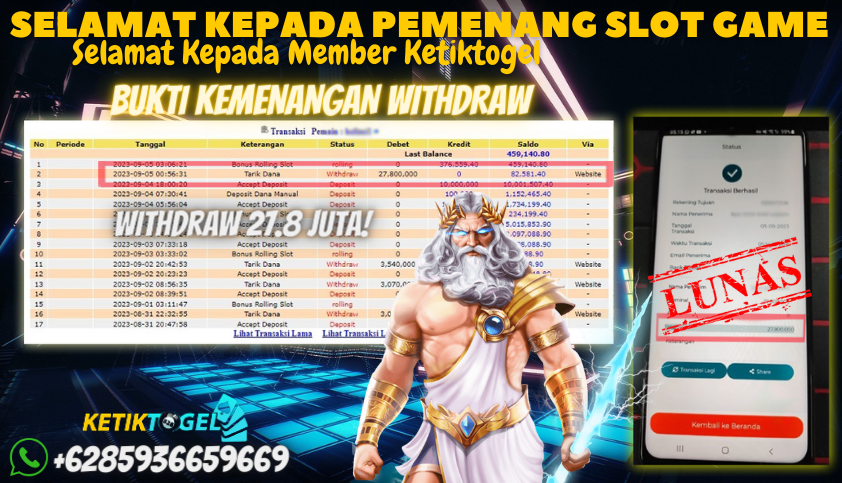 Bukti JP Slot Pragmatic Play - Thor Megaways